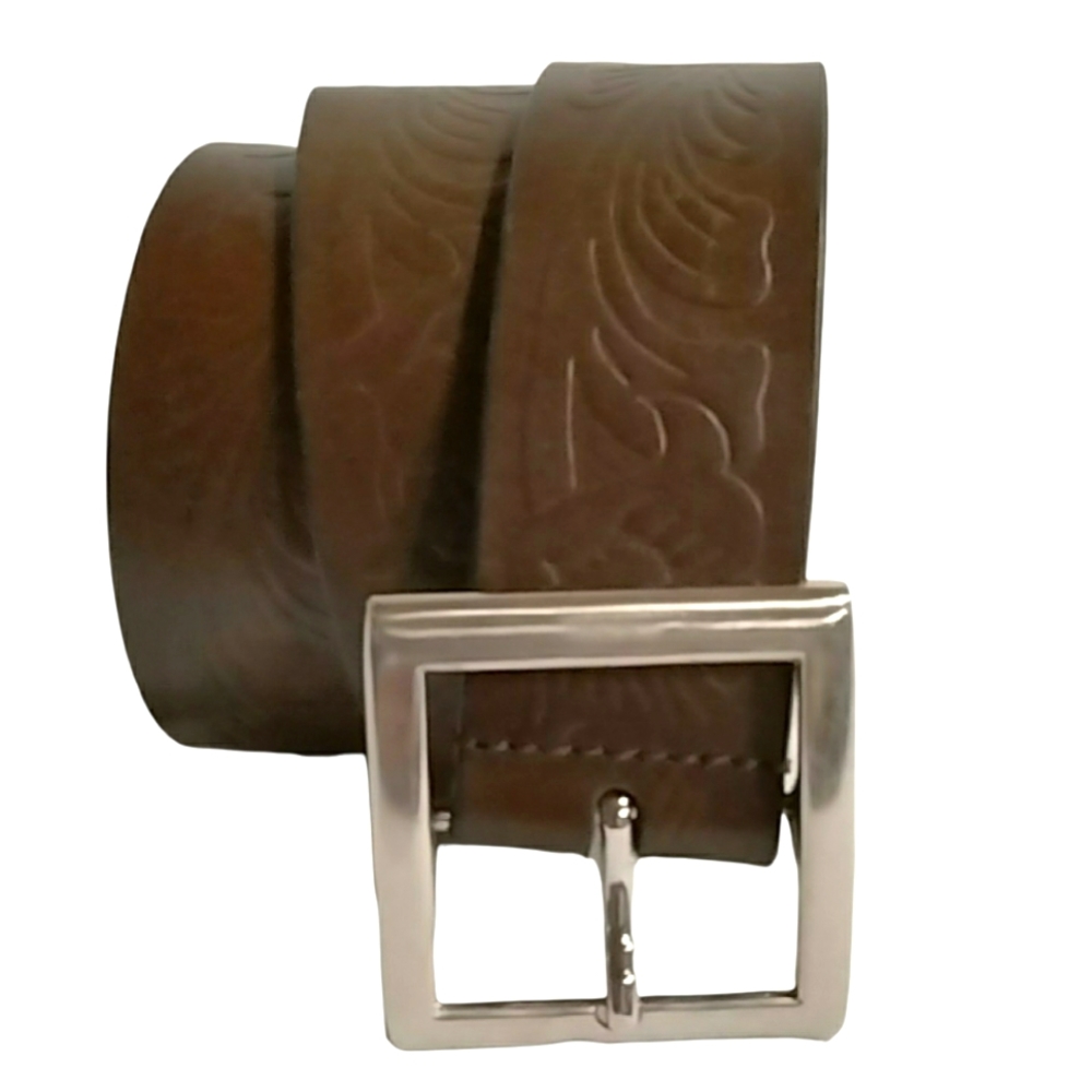 OBR Genuine Tooled Leather Belt